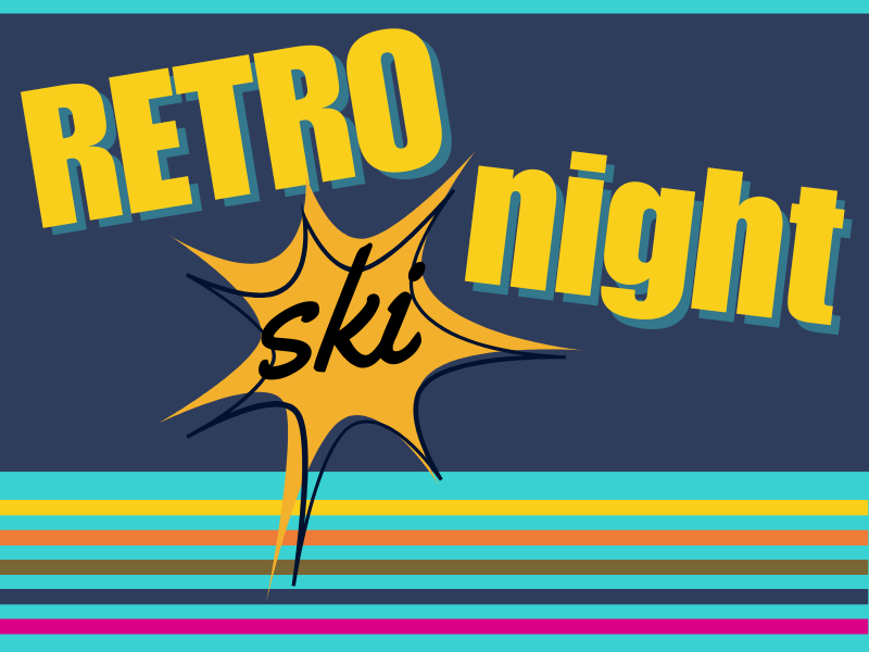 Night Ski | Retro